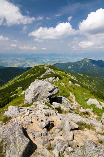 Summer mountain ridge-National park Low Tatras-Slovakia/Europe © Jaroslav Machacek