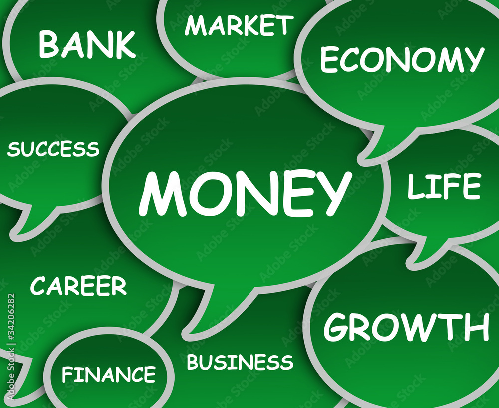 Fototapeta premium Money cloud