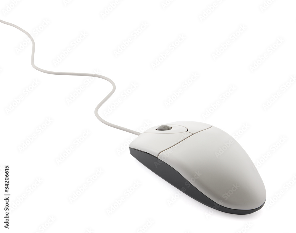 Computer mouse with clipping path Computer mouse with clipping path
