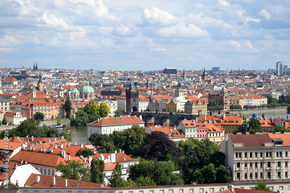 Blick über Prags Dächer