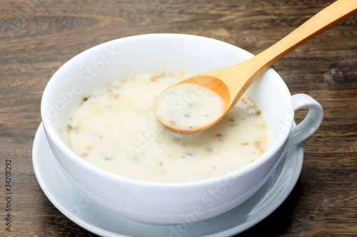 potage soup of the mushroom
