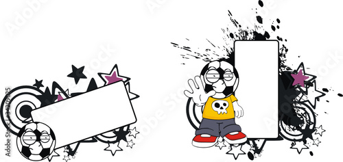 soccer kid cartoon copyspace5
