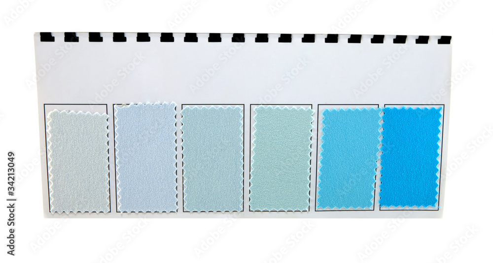 Obraz premium color samples of a fabric