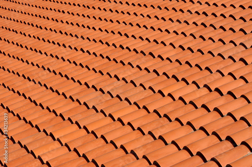 Tetto in coppi di terracotta