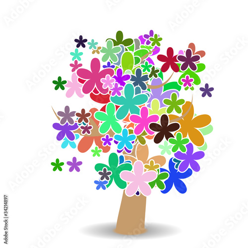 Flowers tree