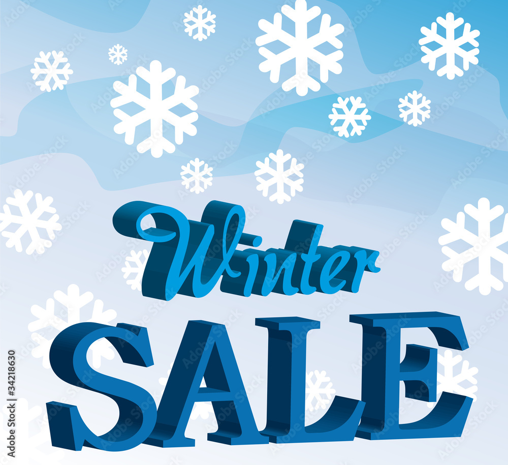 winter sale background winter sale background