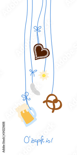 5 Hanging Octoberfest Symbols
