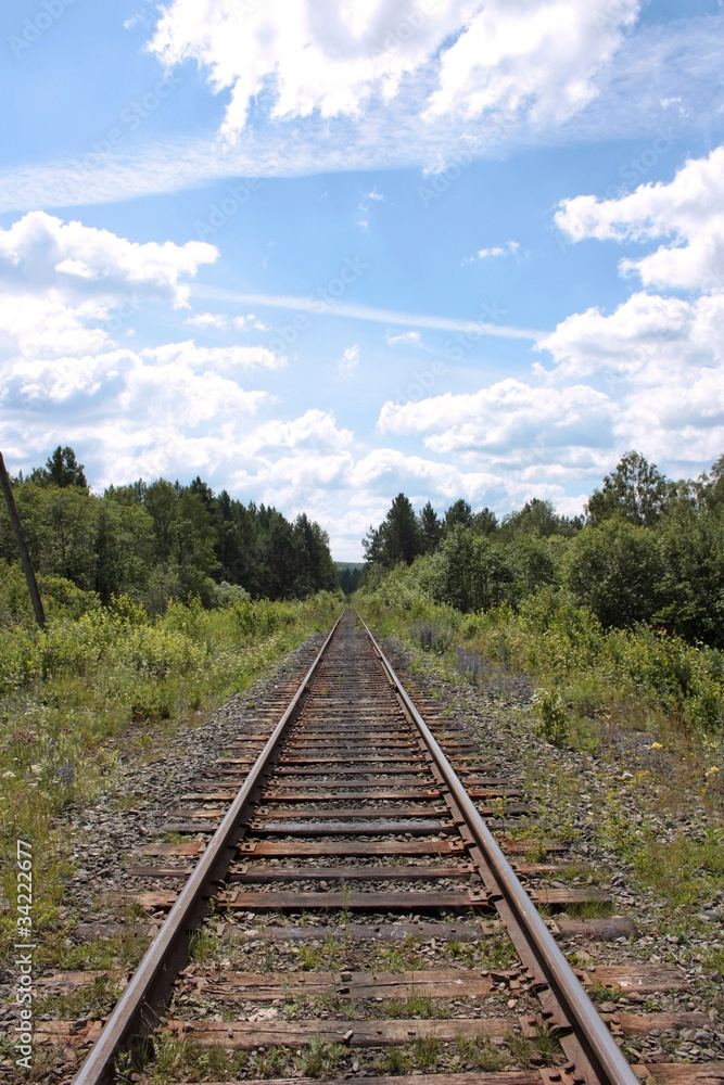 Fototapeta premium Железная дорога