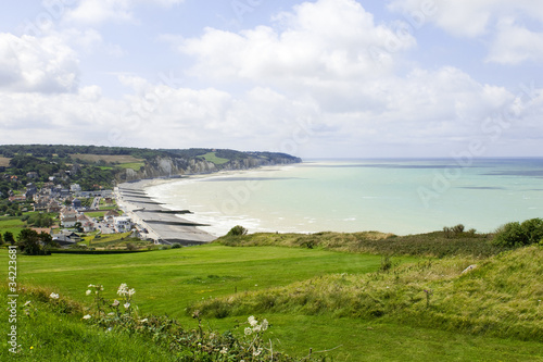 Obraz na płótnie Küste bei Pourville-sur-Mer, Normandie