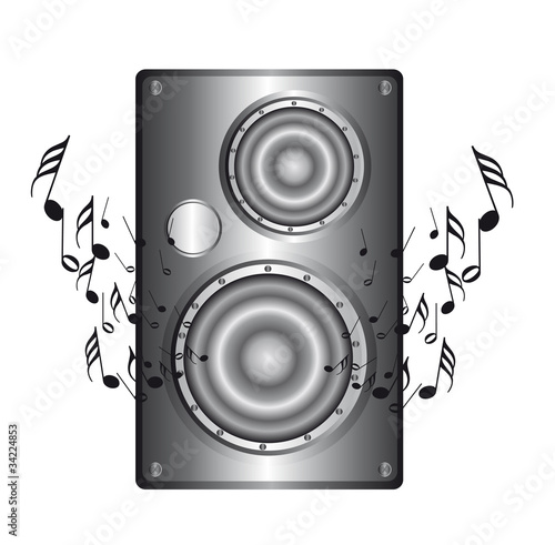 silver speaker