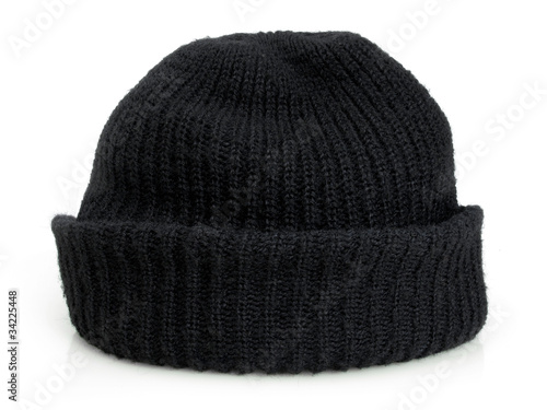 Bob's black knit cap