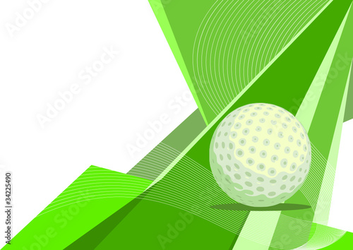 Golf, abstract design
