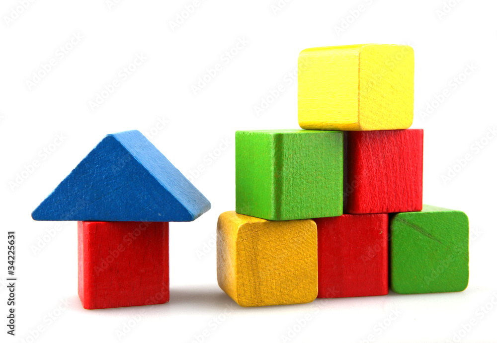 Wooden building blocks Wooden building blocks