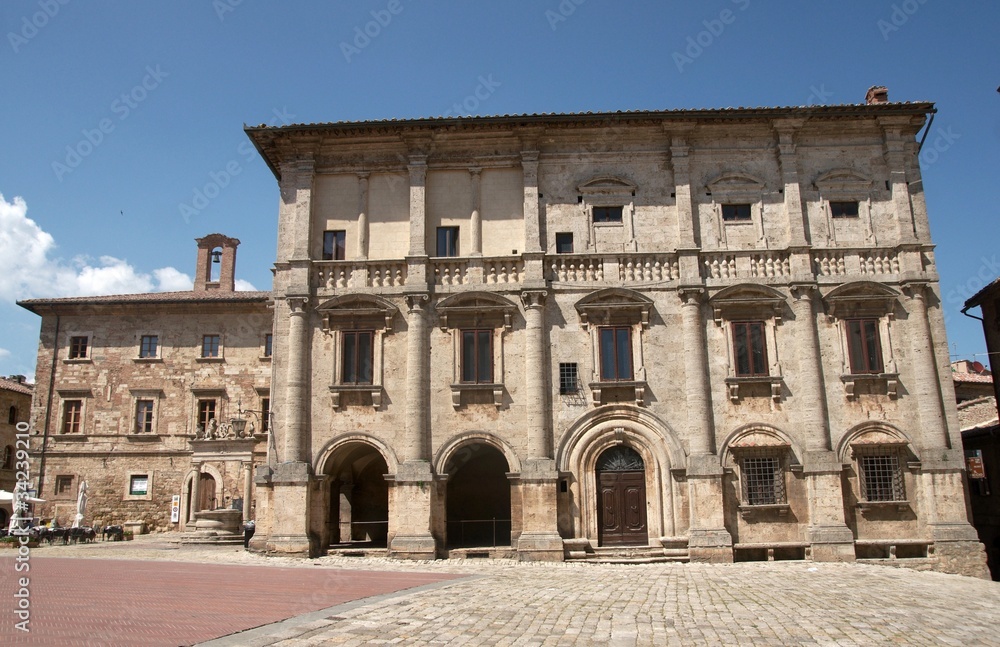 Montepulciano town in Tuscany, Italy