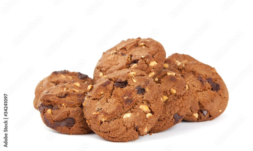 cookies with nuts and chocolate cookies with nuts and chocolate