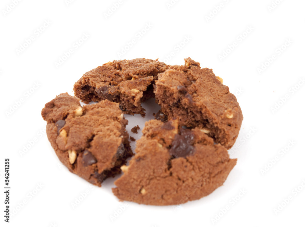 cookies with nuts and chocolate cookies with nuts and chocolate