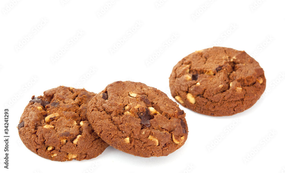 cookies with nuts and chocolate cookies with nuts and chocolate