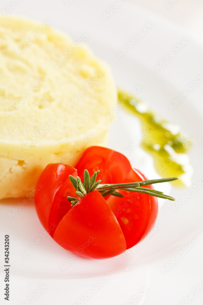 Mashed potato with tomato Mashed potato with tomato