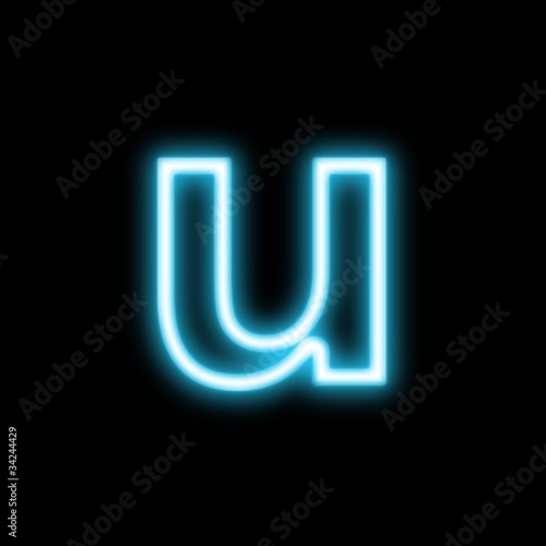 u,アルファベット、小文字