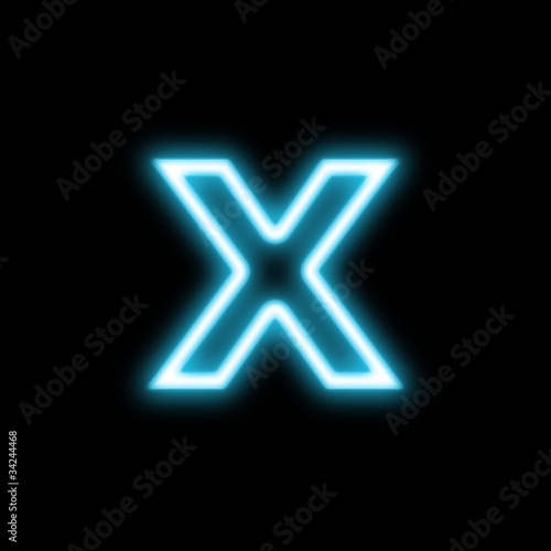 x,アルファベット、小文字