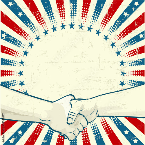 Labor Day Design with worker’s hands