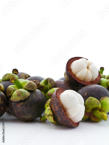 Mangosteen tropical fruit
