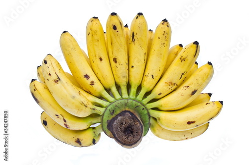 Bananas isolated on white background