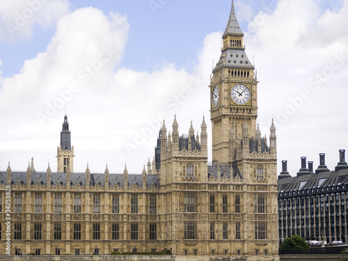 Wallpaper Mural Big Ben, Houses of Parliament in City of Westminster London