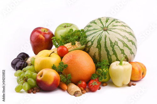 Fototapeta Naklejka Na Ścianę i Meble -  Fresh fruits and vegetables