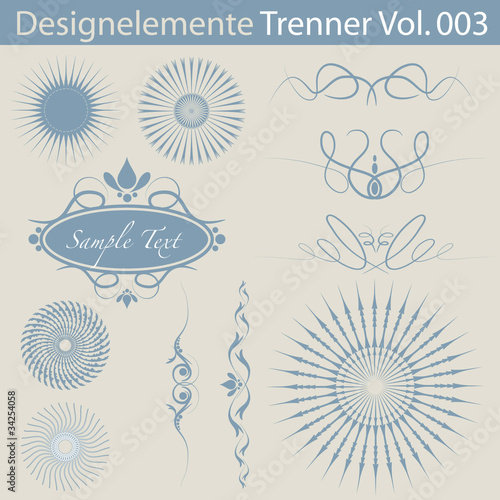 Designelemente Trenner 003