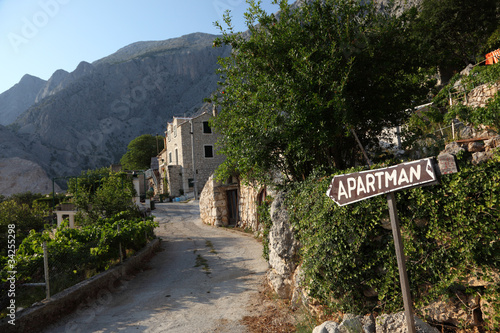 Apartments for rent in village near Adriatic coast, Croatia © philipus