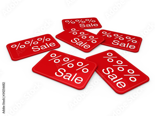 3d sale card red