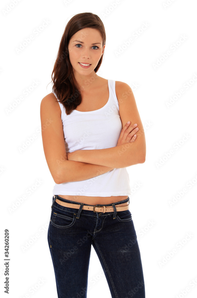 Attraktive junge Frau Attraktive junge Frau