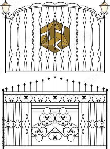 wroght iron gate design