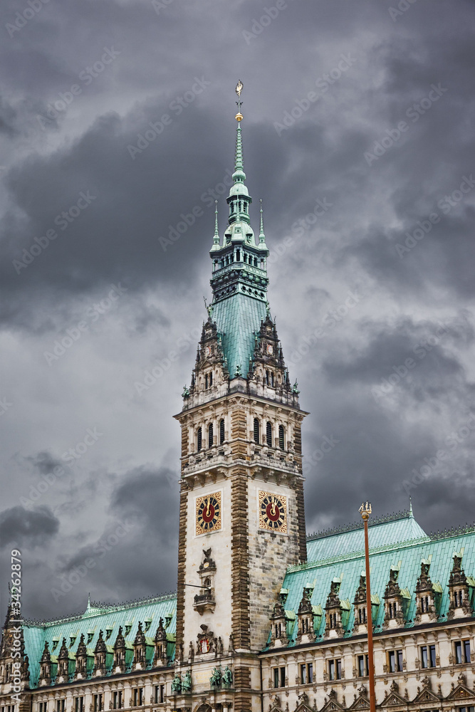 Hamburg city hall Hamburg city hall