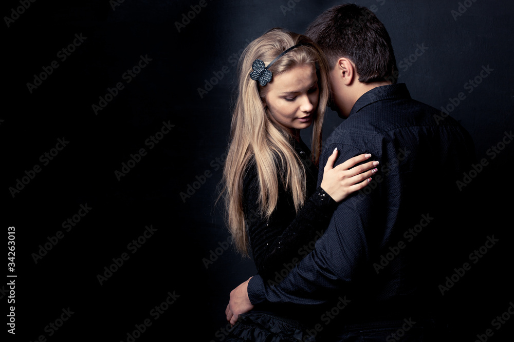 couple wearing black couple wearing black