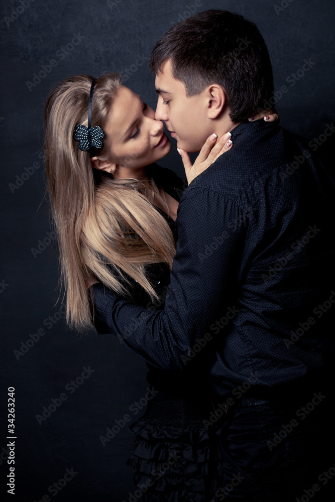 couple wearing black couple wearing black