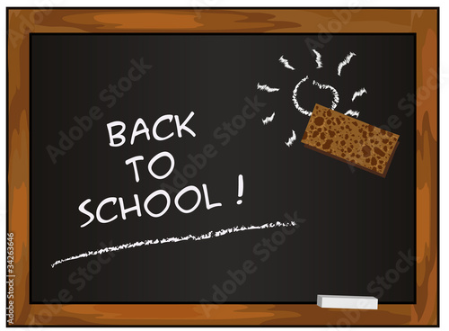 blackboard black - back to school chalkboard vector