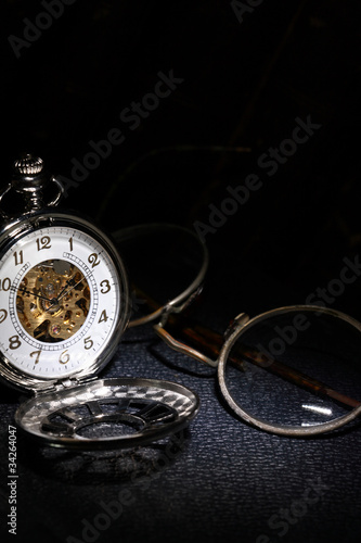 Pocket Watch And Spectacles