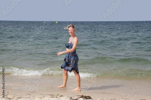 A girl on the beach 07