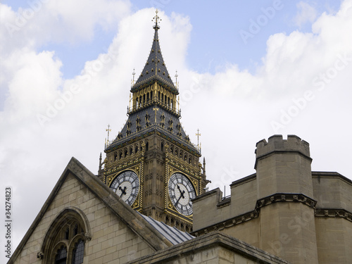 Big Ben, Houses of Parliament in City of Westminster London