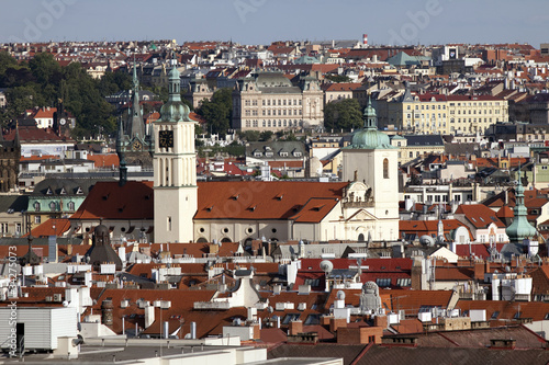 Prague - Old Town with St. Jilji photo