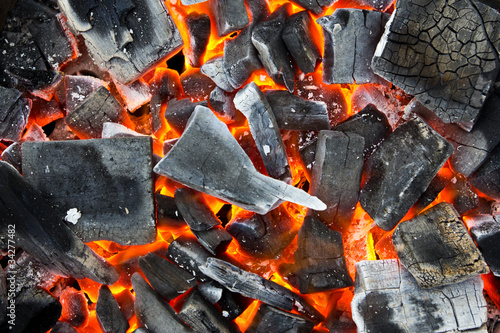 coals in the fire photo