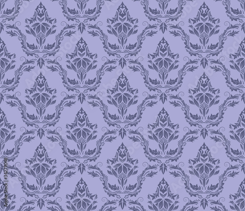 seamless damask pattern