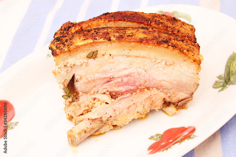 Schweinebauch Stock-Foto | Adobe Stock