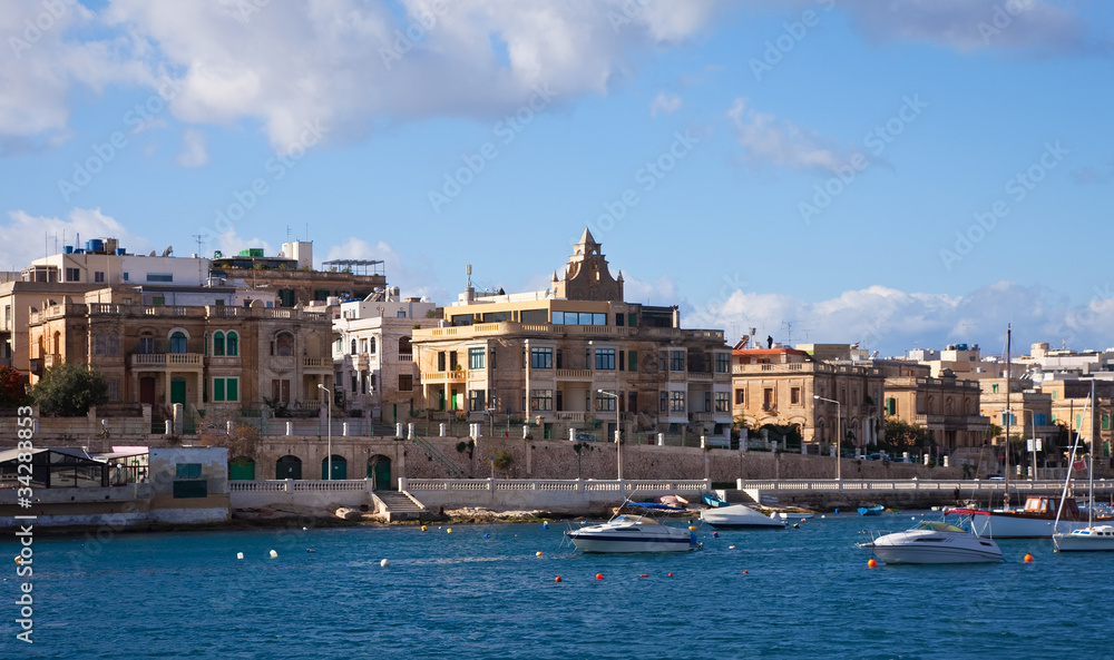 View of Ta'Xbiex. Malta