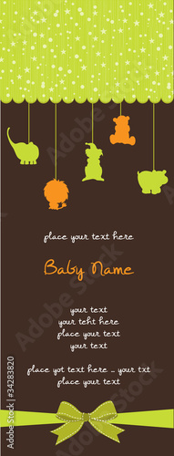 baby shower card