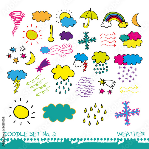 Doodle set 2 - weather