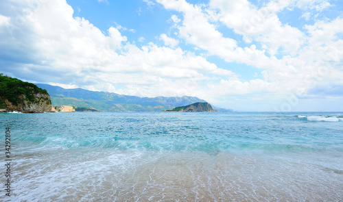 Aquamarine landscape