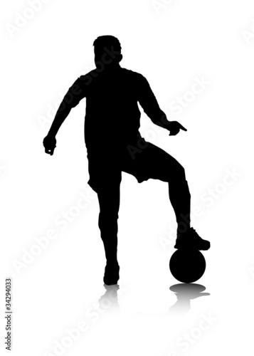 Fussballspielerin – Block